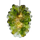 Lampe Tropfen transparent/olive, gro&szlig;
