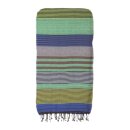Hammam-Badetuch Fouta blau-grün