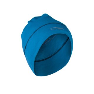 Funktions-Mütze unisex himmelblau, Merino/Seide