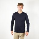 Herren Langarm-Shirt marineblau L