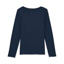 Damen Langarm-Shirt marineblau M