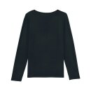 Damen Langarm-Shirt schwarz XL