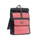 Rolltop-Rucksack Eddie rot