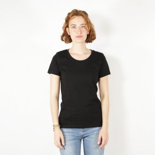 Damen T-Shirt schwarz XL