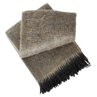 Mohair-Decke Laia, braun