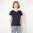Damen T-Shirt marineblau M