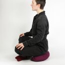 Halbmond-Meditationskissen Lila