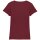 Damen T-Shirt mit V-Ausschnitt burgunderrot S