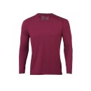 Herren Funktions-Shirt langarm rot, Regular fit XL