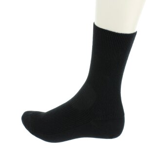 Socken Schurwolle unisex schwarz 36-37