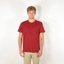 Herren T-Shirt burgunderrot XL