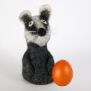 DACHS - Filzfigur / Eierwärmer