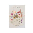 Schmuck-Postkarte &quot;Flower Field&quot;