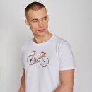 Herren T-Shirt Bike 51 white