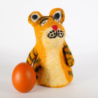 TIGER - Filzfigur / Eierwärmer