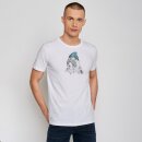 Herren T-Shirt Animal Walrus wei&szlig; GOTS M