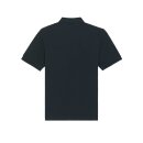 Herren Polo-Shirt schwarz XL