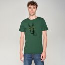 Herren T-Shirt Animal Donkey bottle Green