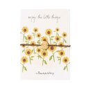 Schmuck-Postkarte "Sunflowers"