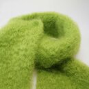 Mohair-Schal Tartan grasgrün