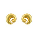Ohrstecker spiralförmig vergoldet