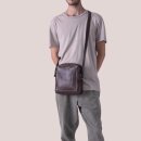 Herren Umhängetasche Caugio braun