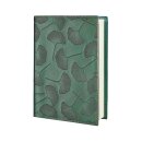 Leder-Notizbuch Ginko M grün