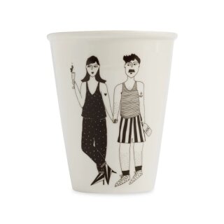 Keramik-Becher -  Paar Apero