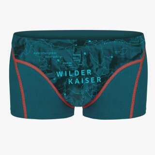 Boxershorts Wilder Kaiser blaugrau, Bio-BW