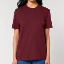 Herren/Unisex T-Shirt burgunderrot