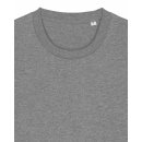 Herren/Unisex T-Shirt mittelgrau gesprenkelt