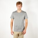 Herren/Unisex T-Shirt hellgrau gesprenkelt