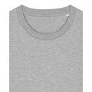 Herren/Unisex T-Shirt hellgrau gesprenkelt