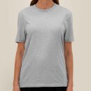 Herren/Unisex T-Shirt hellgrau gesprenkelt M