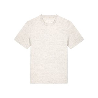 Herren/Unisex T-Shirt naturweiß gesprenkelt M