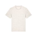 Herren/Unisex T-Shirt naturweiß gesprenkelt M