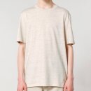 Herren/Unisex T-Shirt naturweiß gesprenkelt M