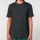 Herren/Unisex T-Shirt dunkelgrau gesprenkelt M