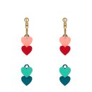 Ohrringe Flip Hearts