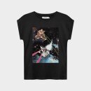 Damen T-Shirt Lazer Cats
