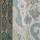 Schal PAISLEY grau-blau-kupfer, 165x35cm, Seide