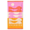 Strandtuch Pink-Orange