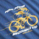 Herren T-Shirt Pedal Power True Blue