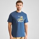 Herren T-Shirt Pedal Power True Blue