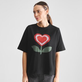 Damen T-Shirt Love Flower
