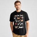 Herren T-Shirt Mustang Party Black