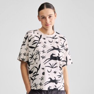 Damen T-Shirt Papercut Horses