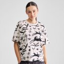 Damen T-Shirt Papercut Horses