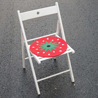 Sitzkissen Erdbeere