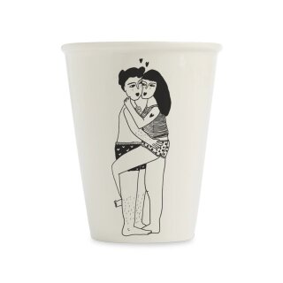 Keramik-Becher - Morning Love
